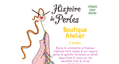 Desktop Screenshot of histoire-de-perles.ch